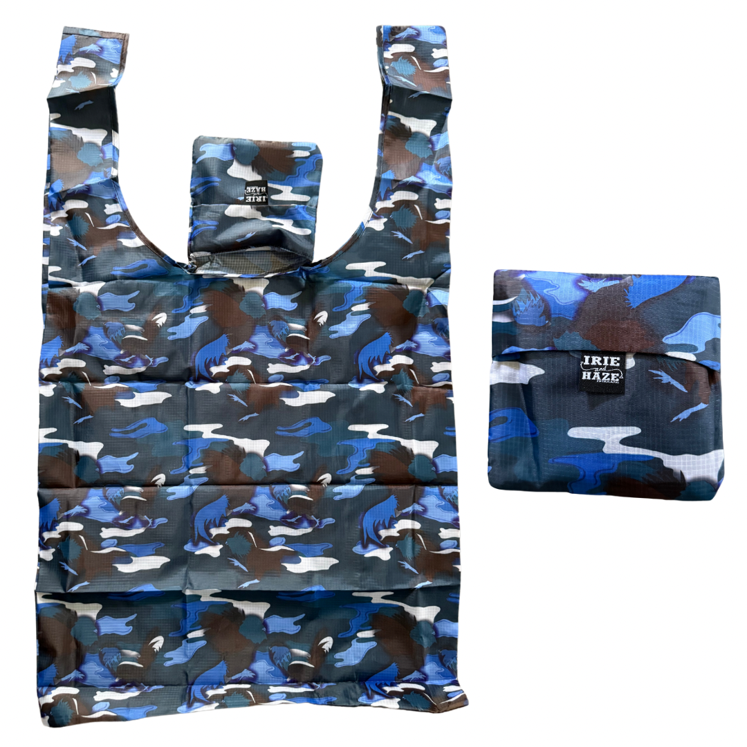 Cockycamo Blue reusable XL Bag