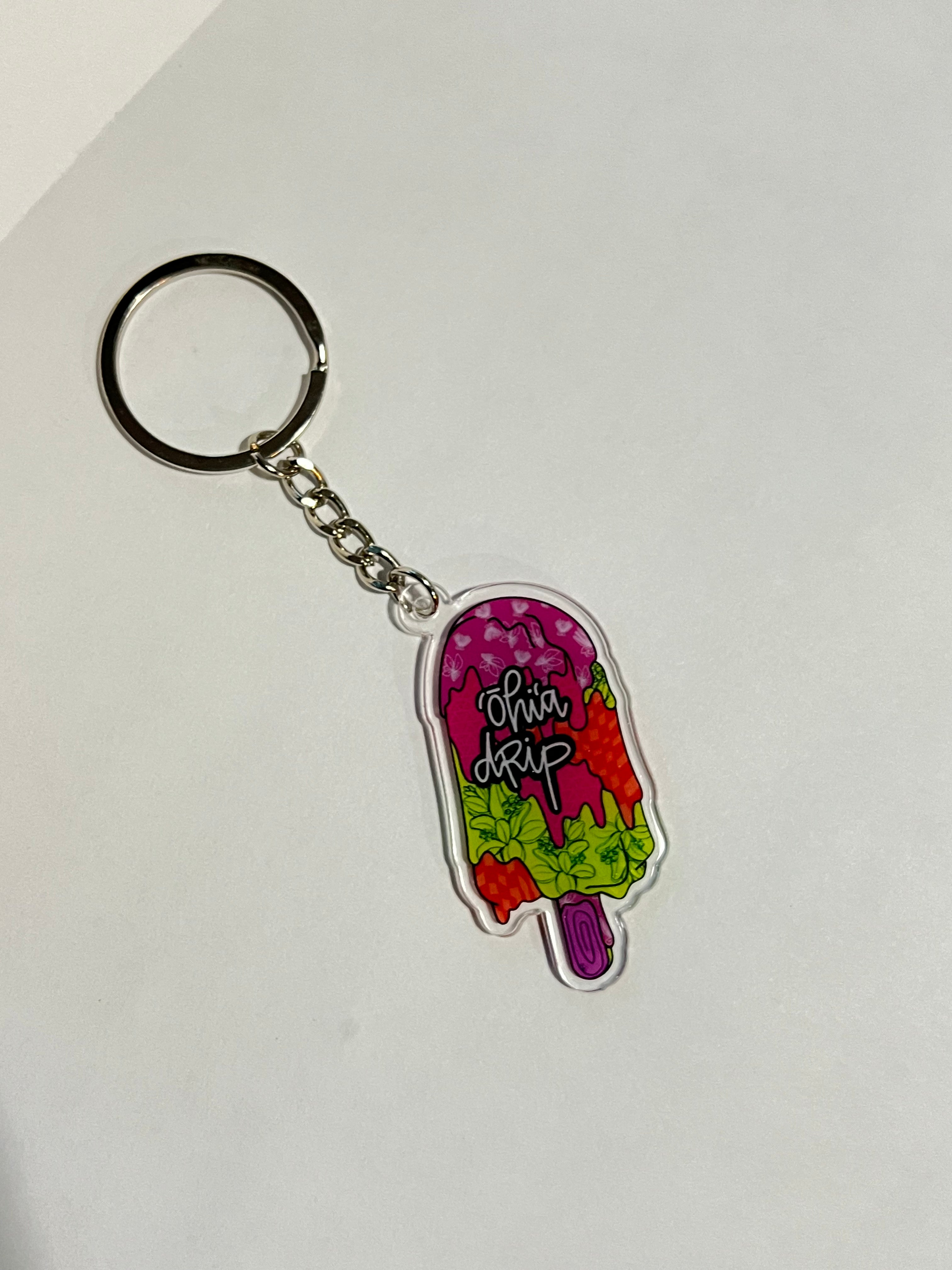 `Ōhi`a Drip keychain Irie and Haze