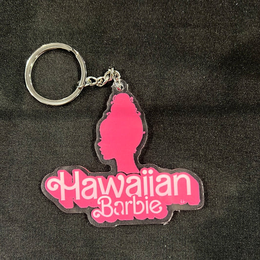 Hawaiian barbie Keychain