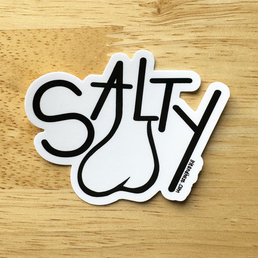 Salty balls sticker
