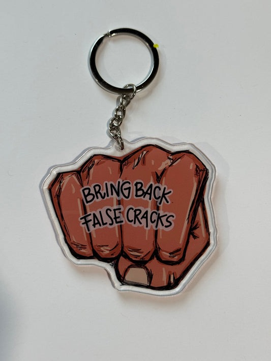 False crack keychain
