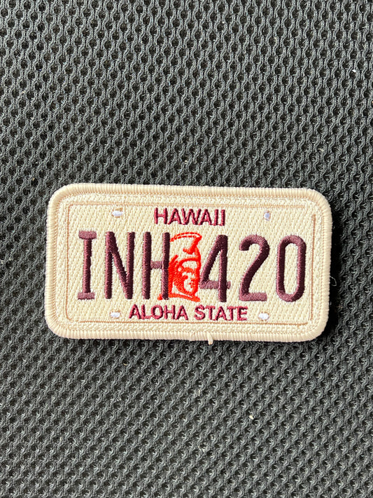 Hawaii Lic Plate Patch