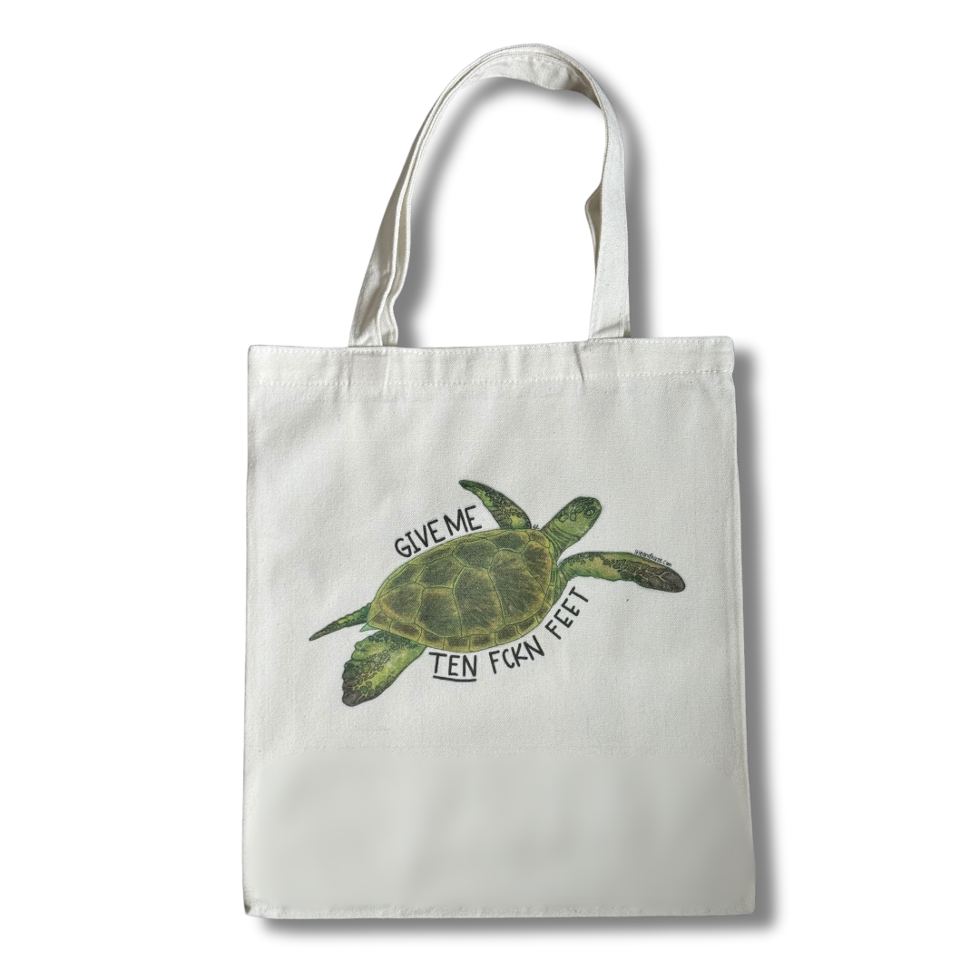 Ten Fckn Feet Canvas Tote