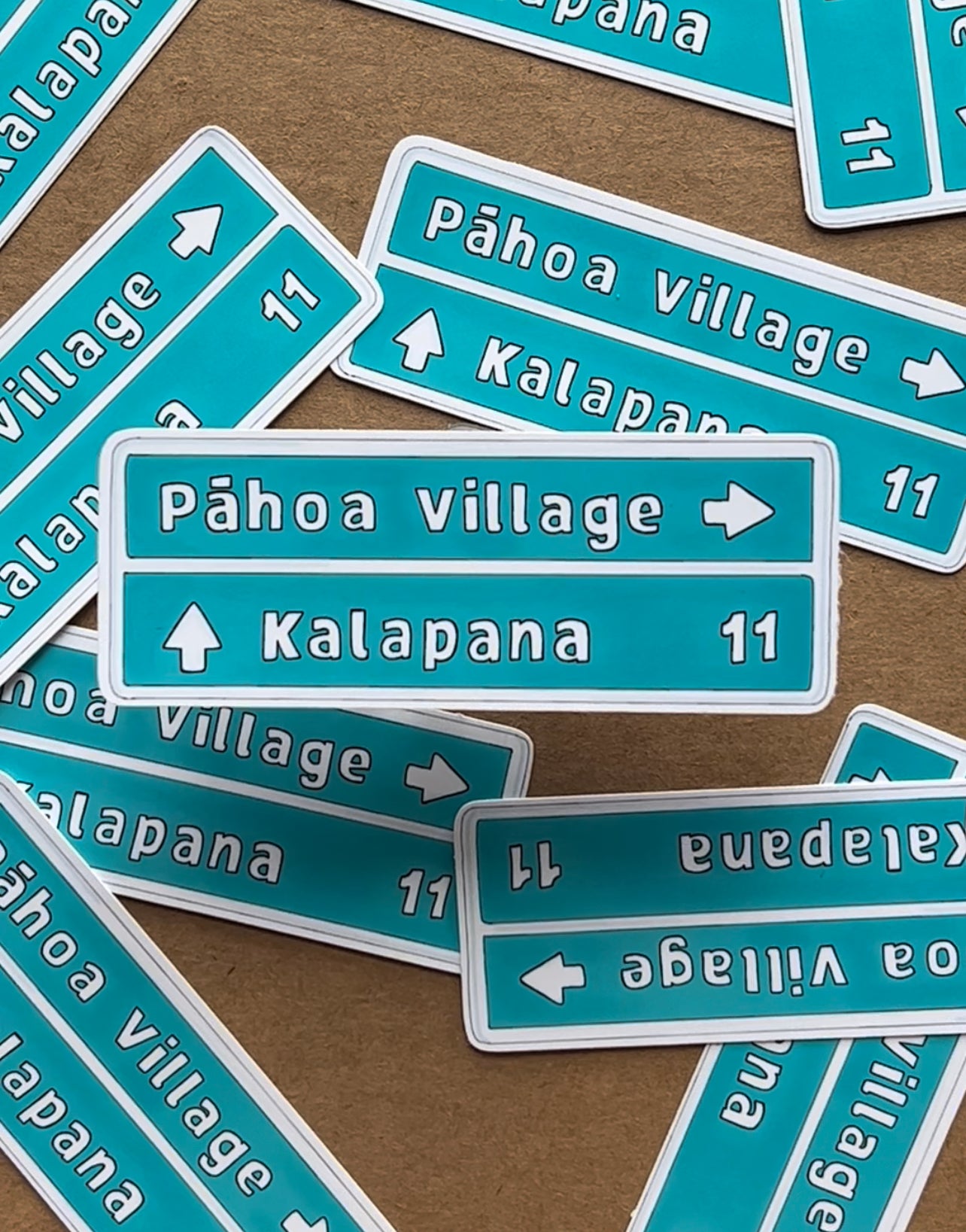 Pāhoa This way sticker