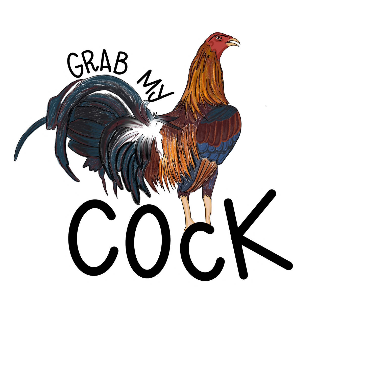 Cocky sticker