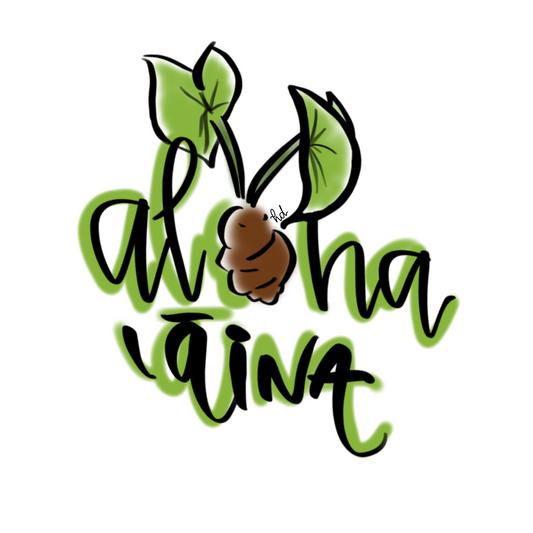 Aloha `āina sticker