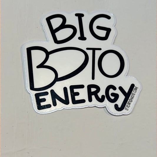 Big boto sticker