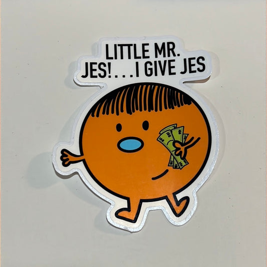 Give Jes sticker