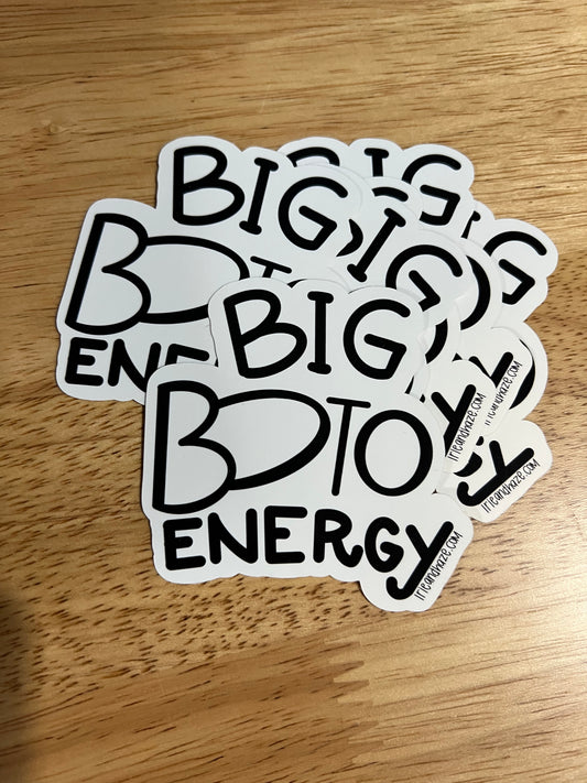 Big boto sticker