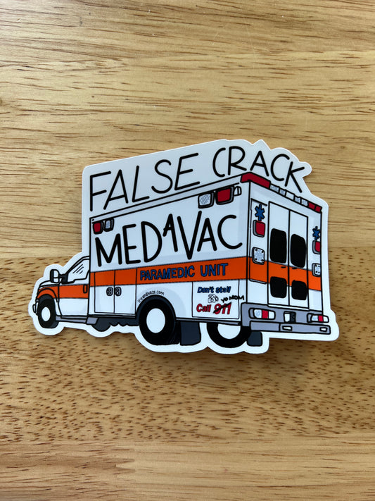 False crack sticker